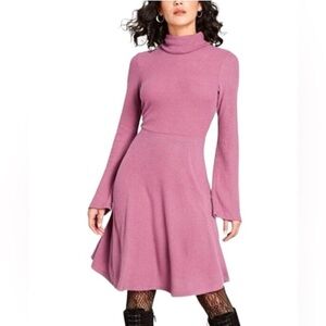 ModCloth Idyllic Arrangement Sweater Dress in Black
